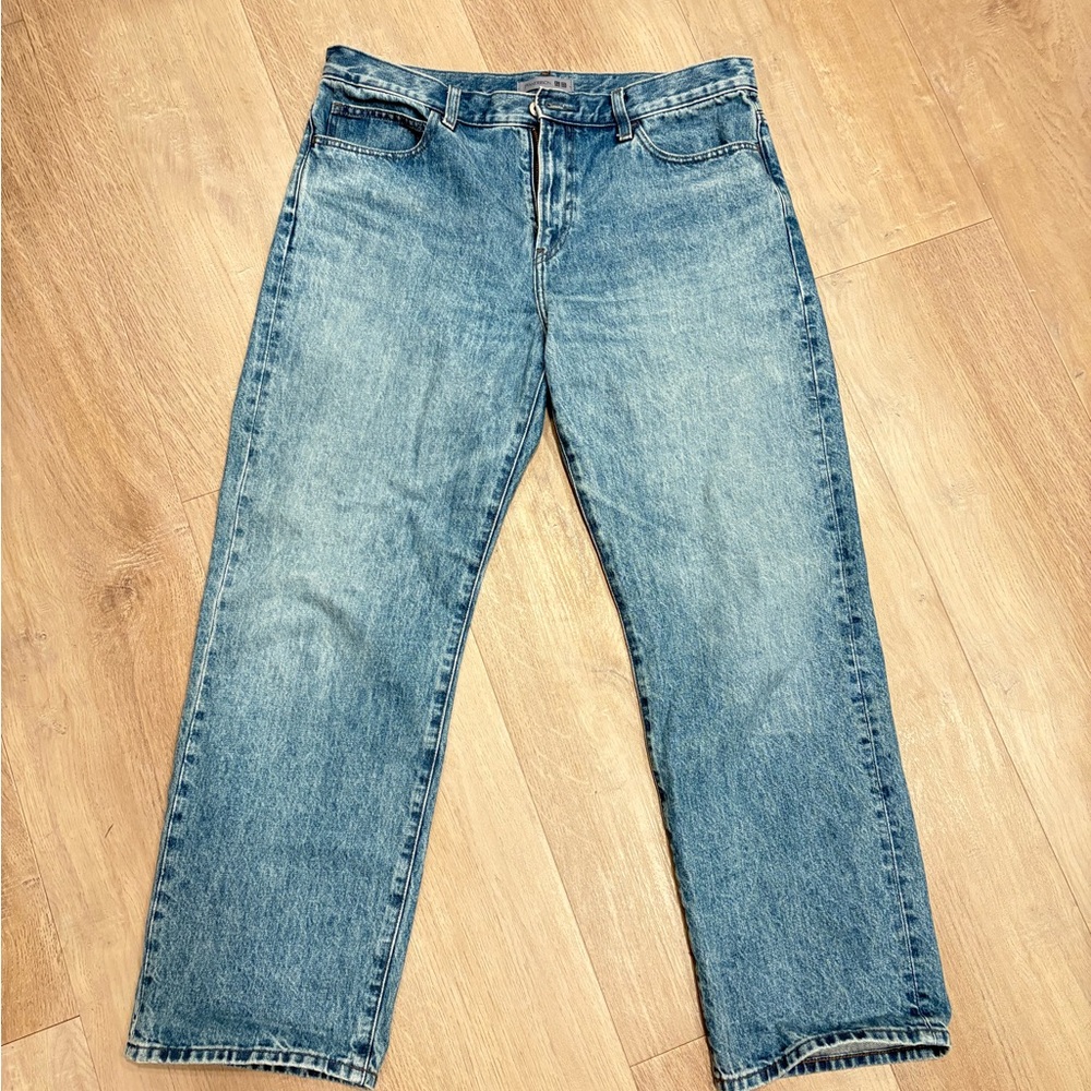JW ANDERSON x Uniqlo Light Blue Straight women’s Jeans